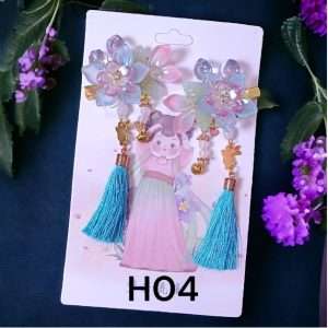 Kids Hair Clip Cute Chinese Traditional Costume