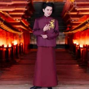 Code S0014 2pcs Men Chinese Traditional Cheongsam