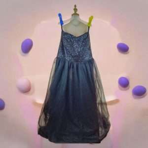 Code S0003 Plus Size Sleeveless Shinning Maxi Long Dinner Dress