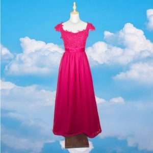 Code S0035 One Shoulder Embroidery Maxi Long Dinner Dress