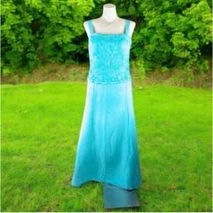 Code S0055 Plus Size Lace Maxi Long Dinner Dress